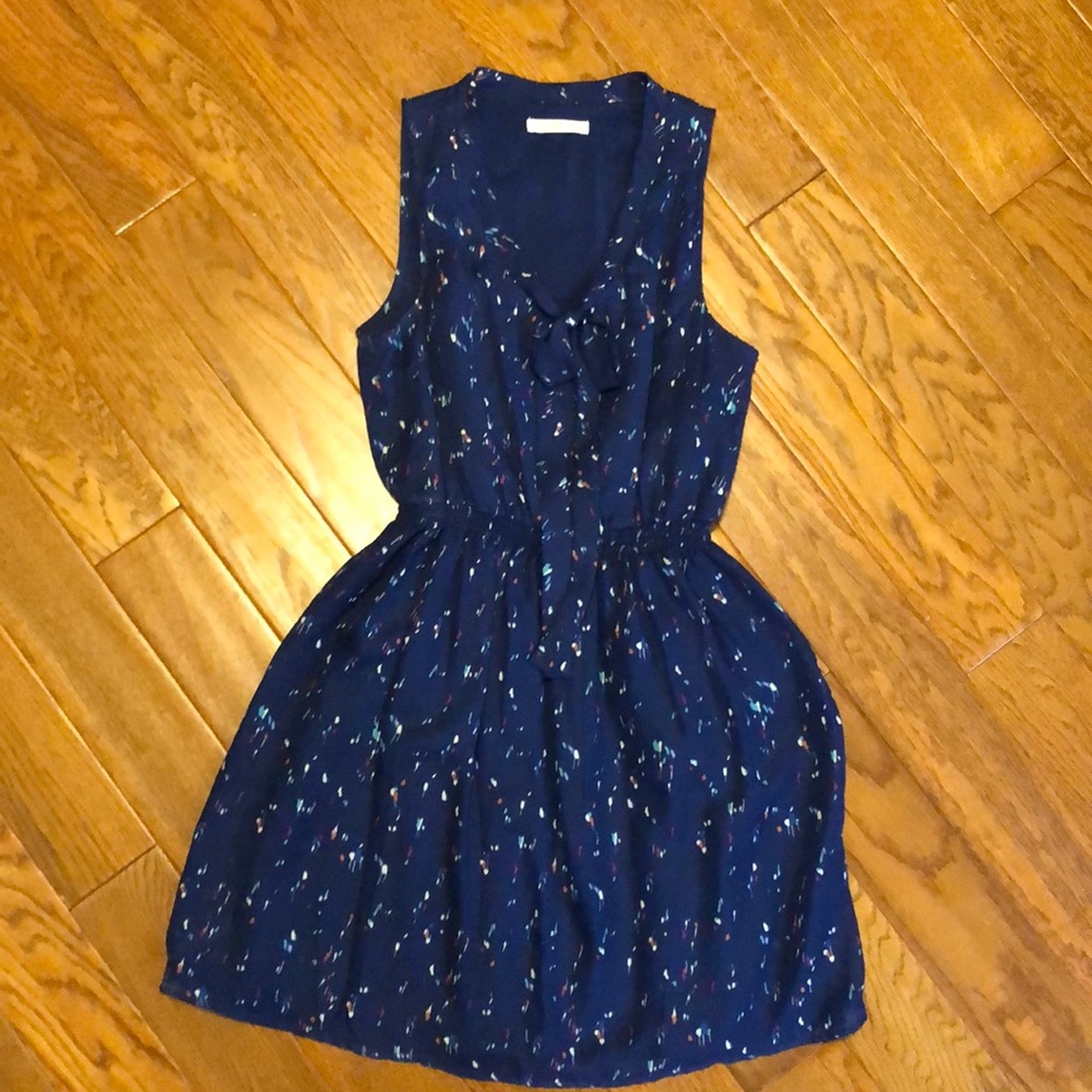 Nine Bird sleeveless navy dress - S